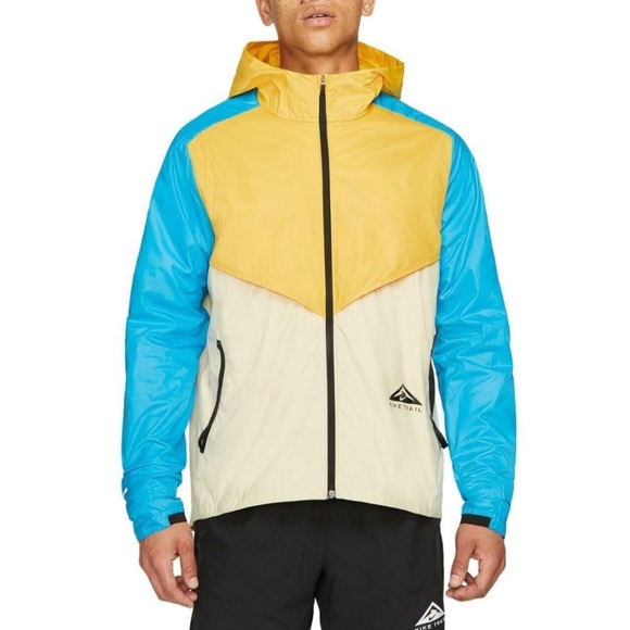 Nike Other - Nike Windrunner Men's Trail Running Jacket Solar Flare CZ9054-761 Medium NWT
